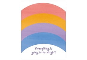 Rainbow Everything is going to be alright Printable