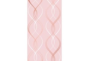 Cascade pink twists standard wallpaper